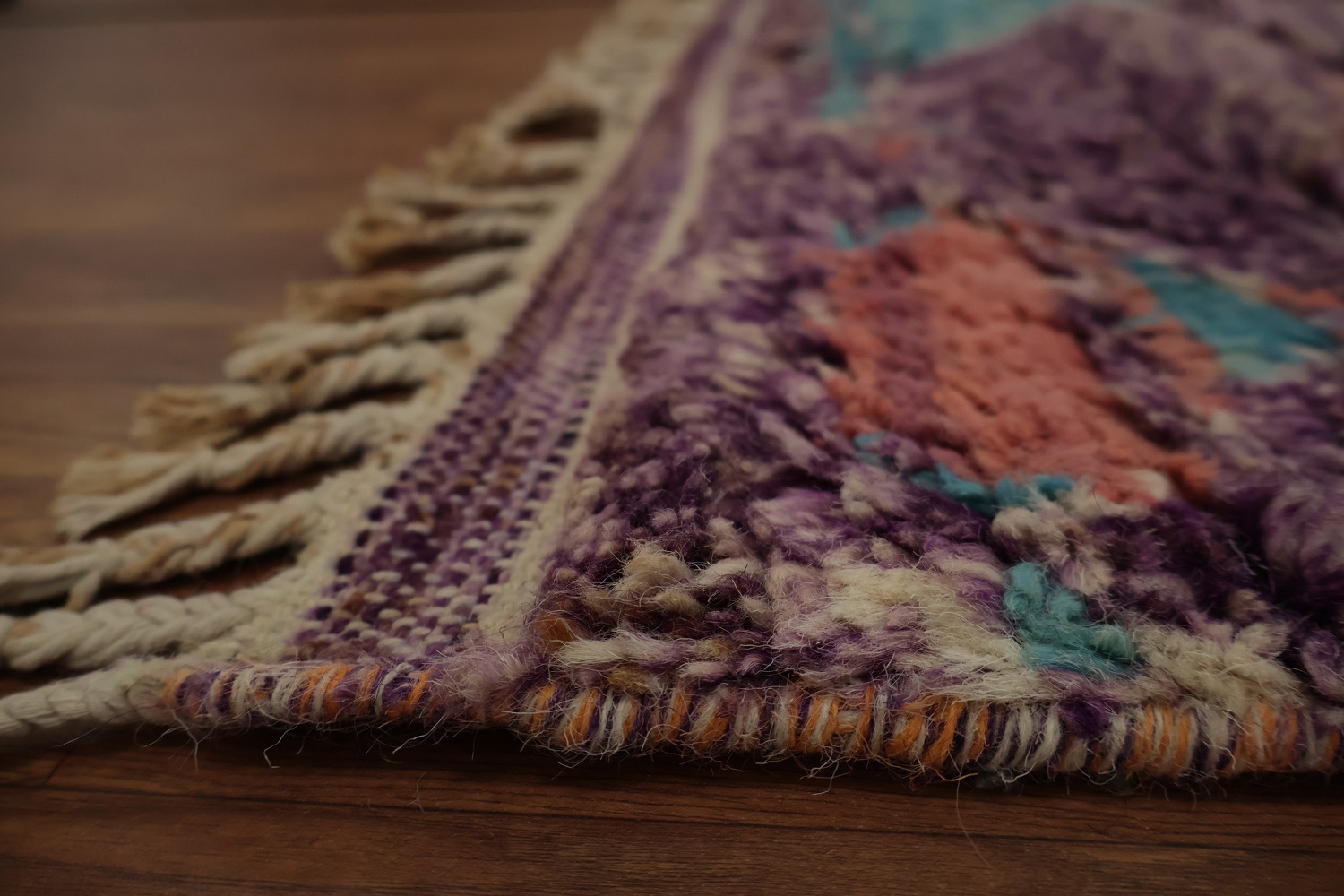 Geometric Purple Moroccan Abstract Area Rug 6x10