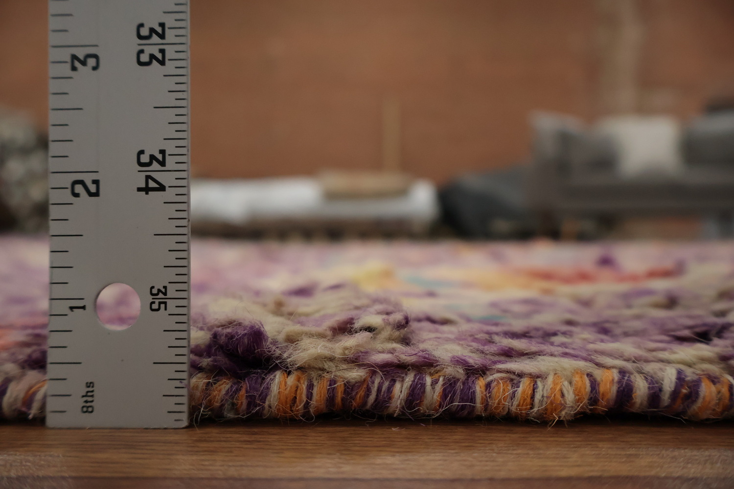 Geometric Purple Moroccan Abstract Area Rug 6x10