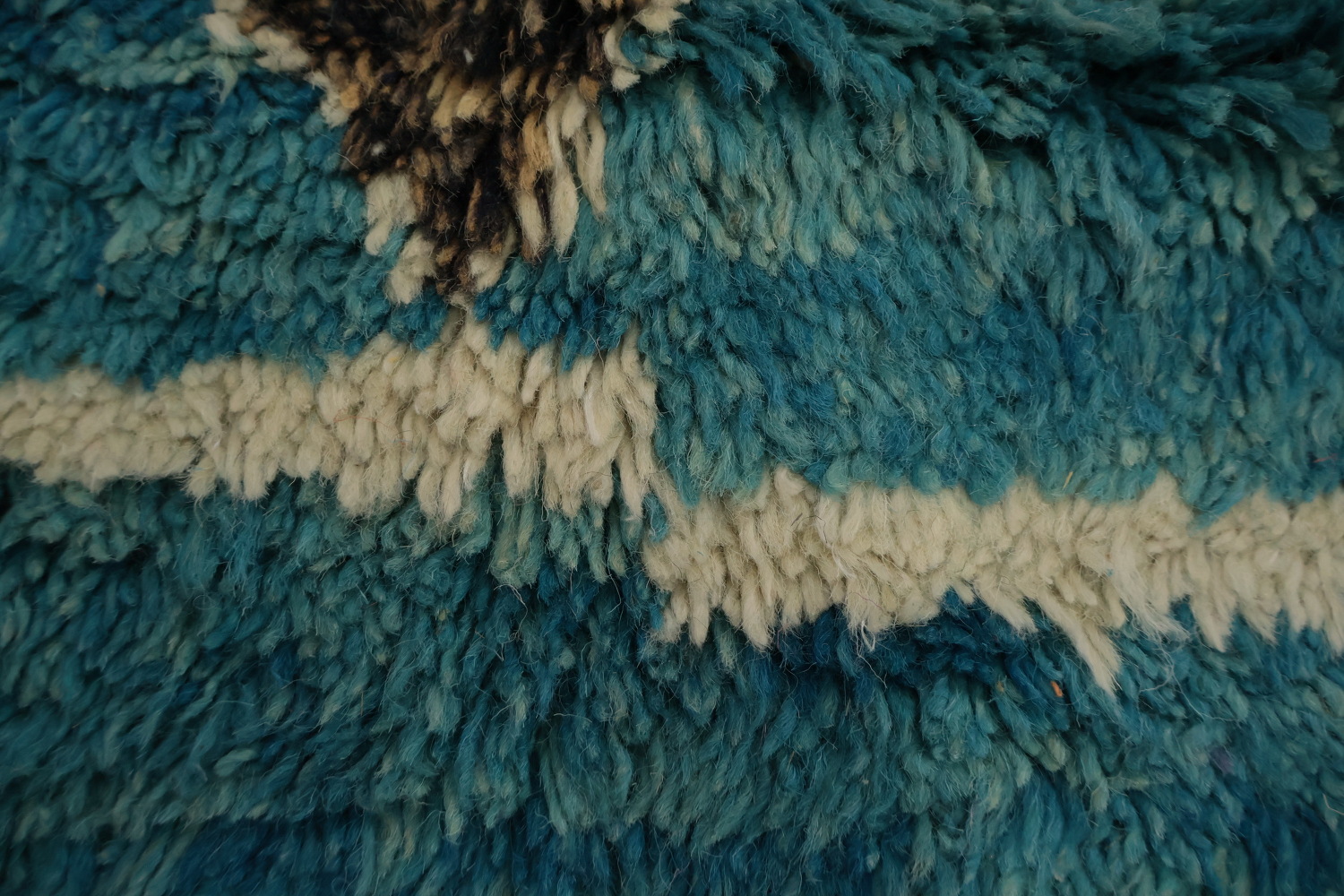 Turquoise Blue Moroccan Oriental Area Rug 5x9