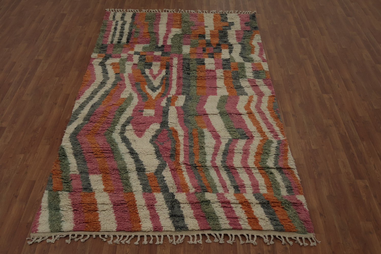 All-Over Moroccan Abstract Area Rug 6x10
