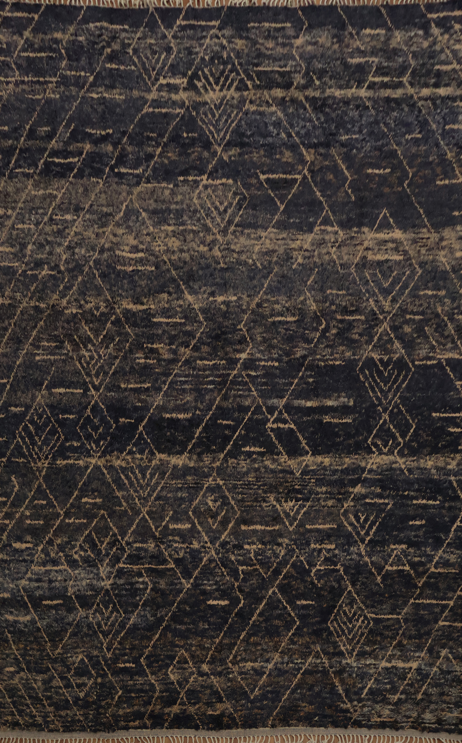 Handmade Plush Moroccan Wool Large Rug 12x16