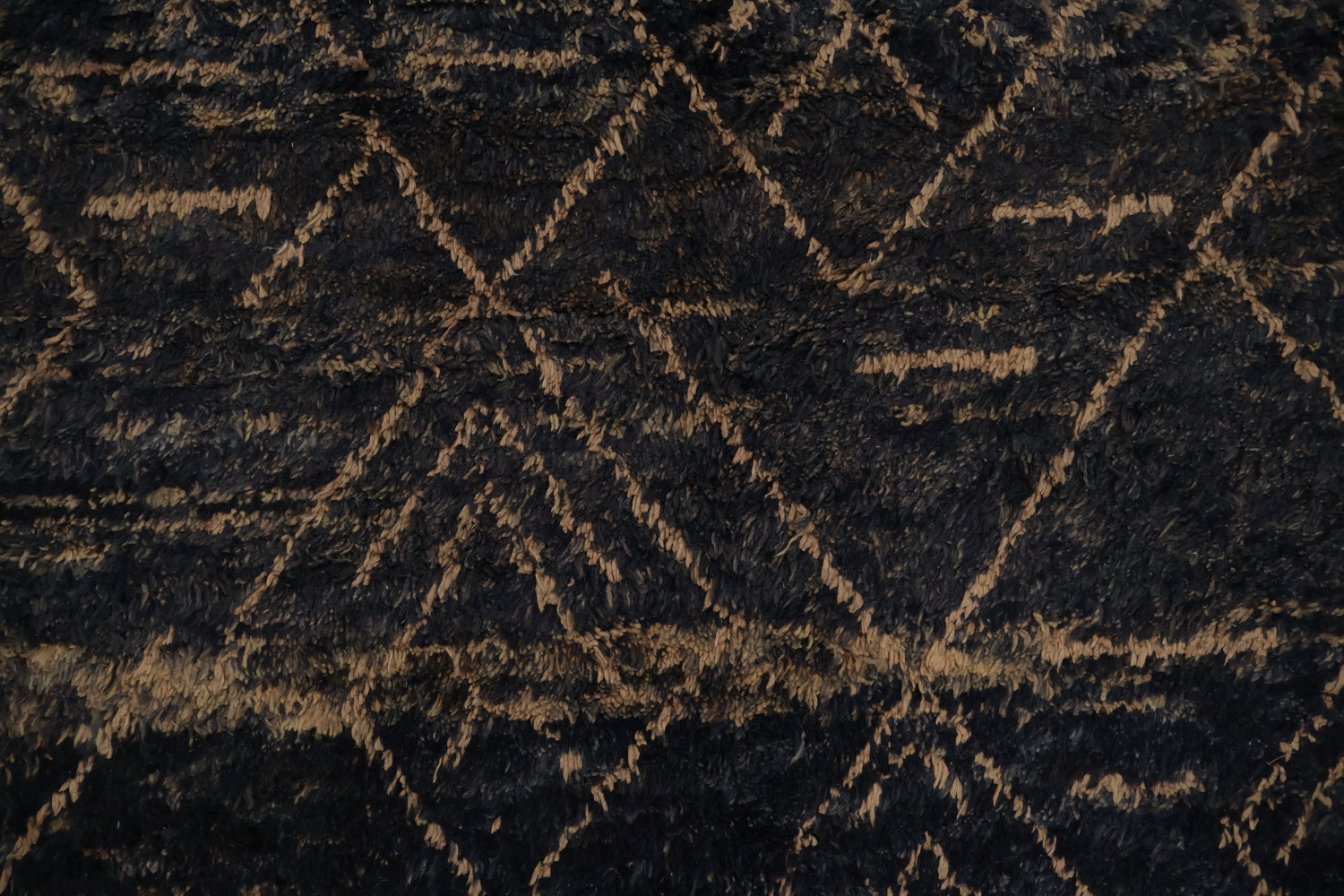 Handmade Plush Moroccan Wool Large Rug 12x16