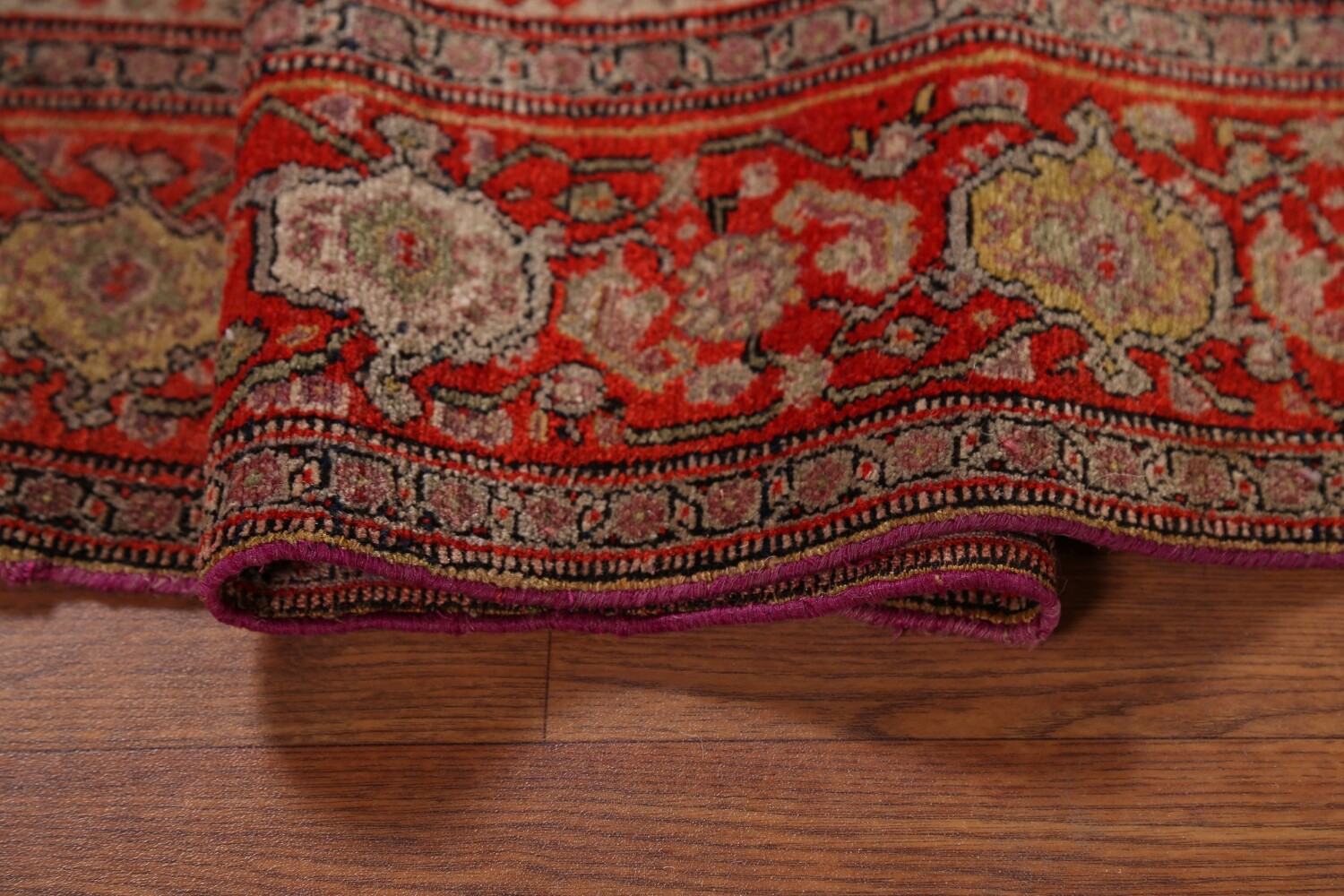 Pre-1900 Vegetable Dye Senneh Haftrang Masterpiece Persian Rug 4x6