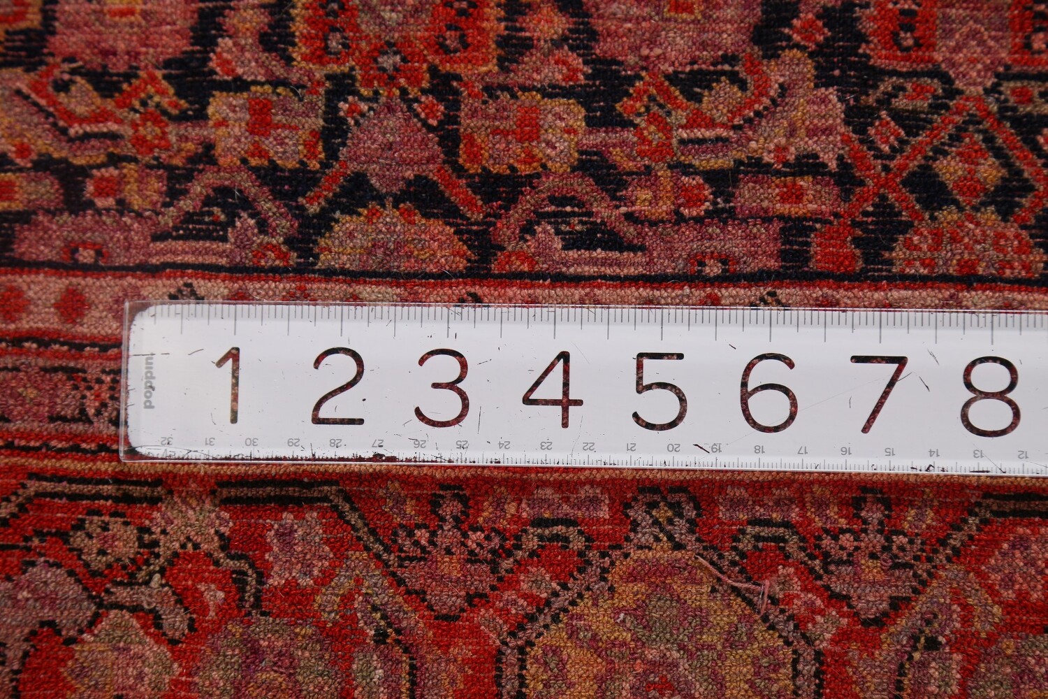 Pre-1900 Vegetable Dye Senneh Haftrang Masterpiece Persian Rug 4x6