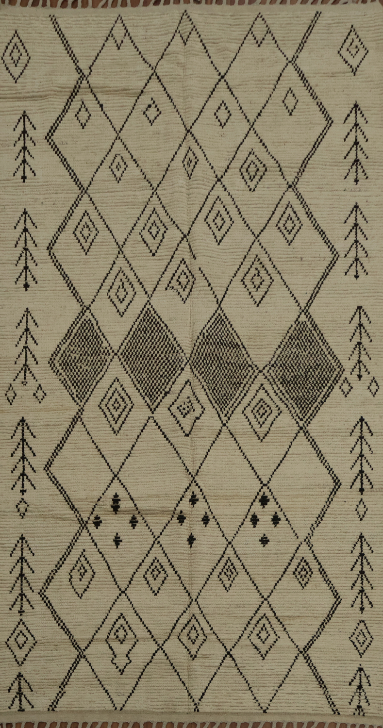 Modern Moroccan Area Rug 6x10 Perfect for Stylish Home Decor