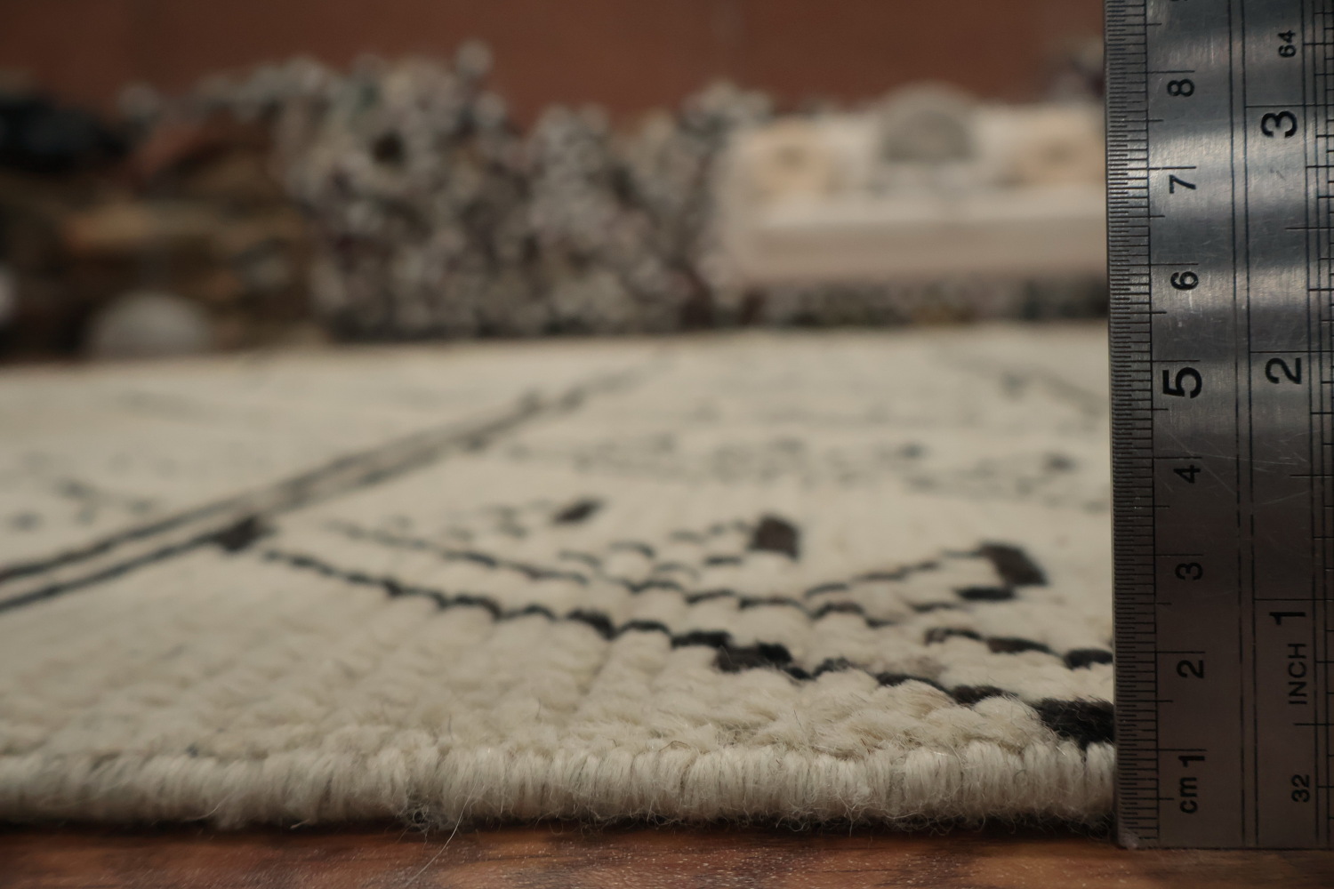 Moroccan Area Rug 8x10 with Tribal Geometric Pattern Charm