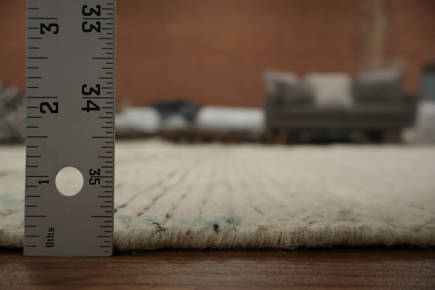 Chic Moroccan Area Rug 7x11 Perfect for Minimalist Living Spaces