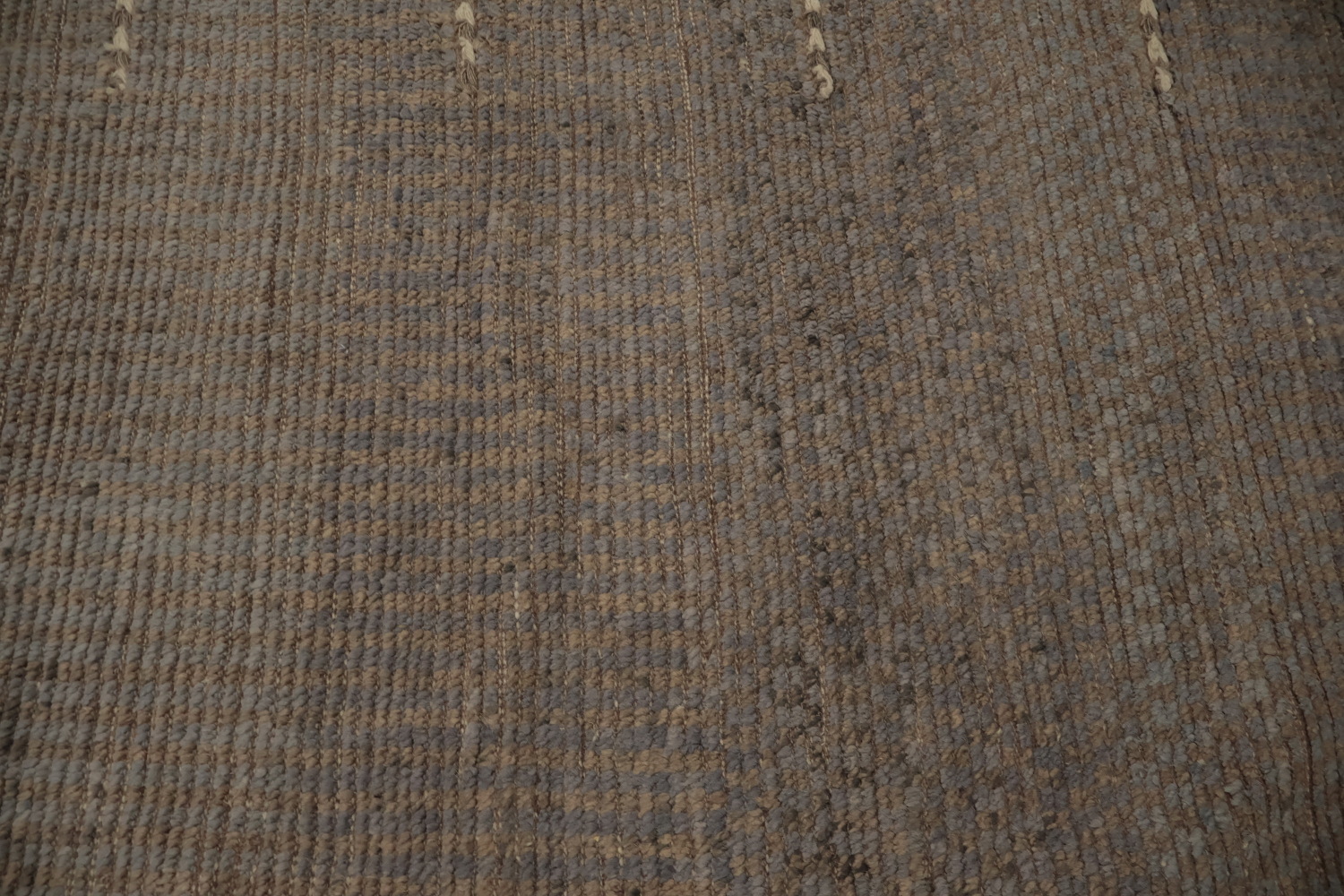 All-Over Striped Moroccan Modern Area Rug 7x11