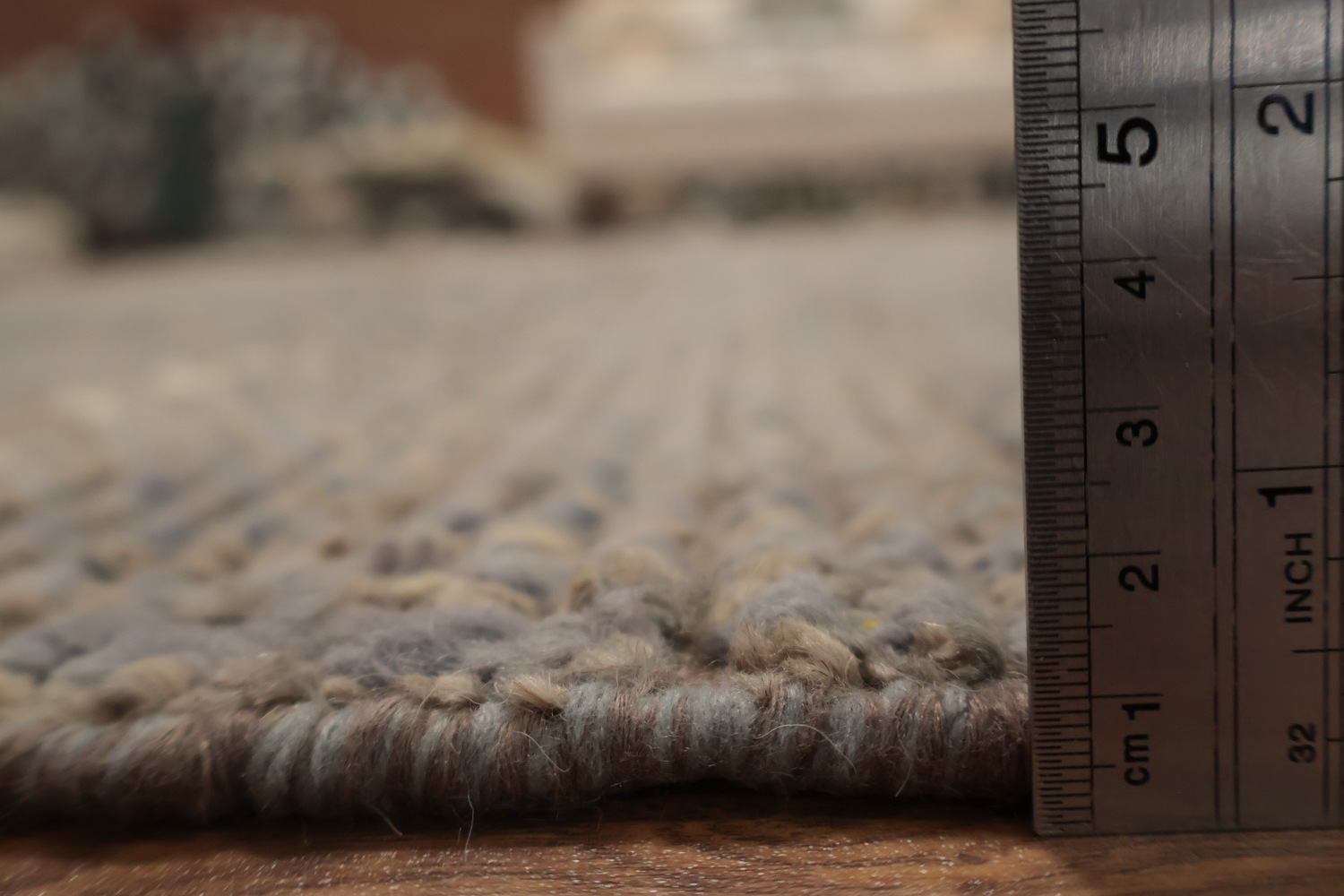 All-Over Striped Moroccan Modern Area Rug 7x11