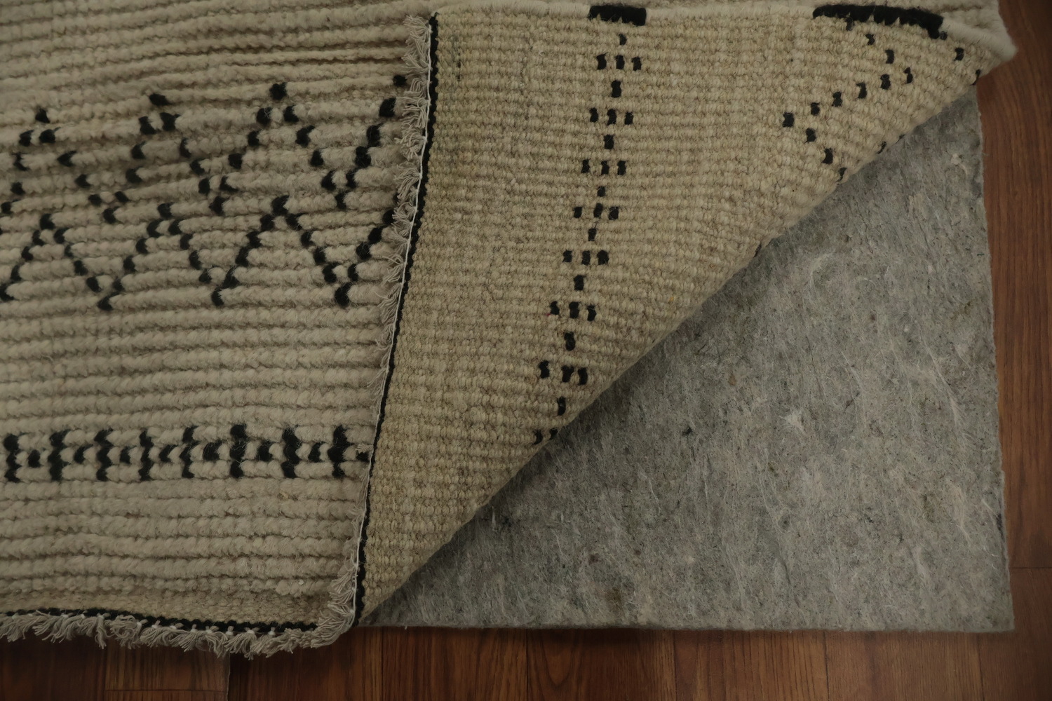 Modern Moroccan Area Rug 8x10 with Geometric Design