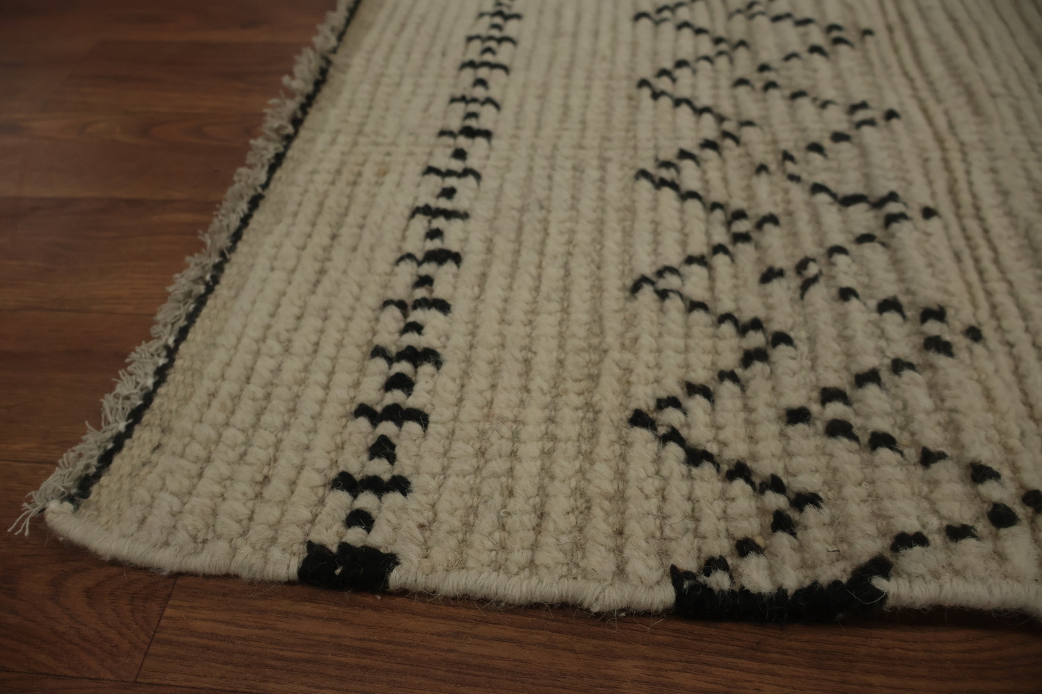 Modern Moroccan Area Rug 8x10 with Geometric Design