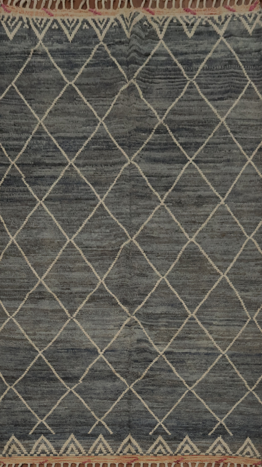 All-Over Trellis Moroccan Living Room Area Rug 6x10