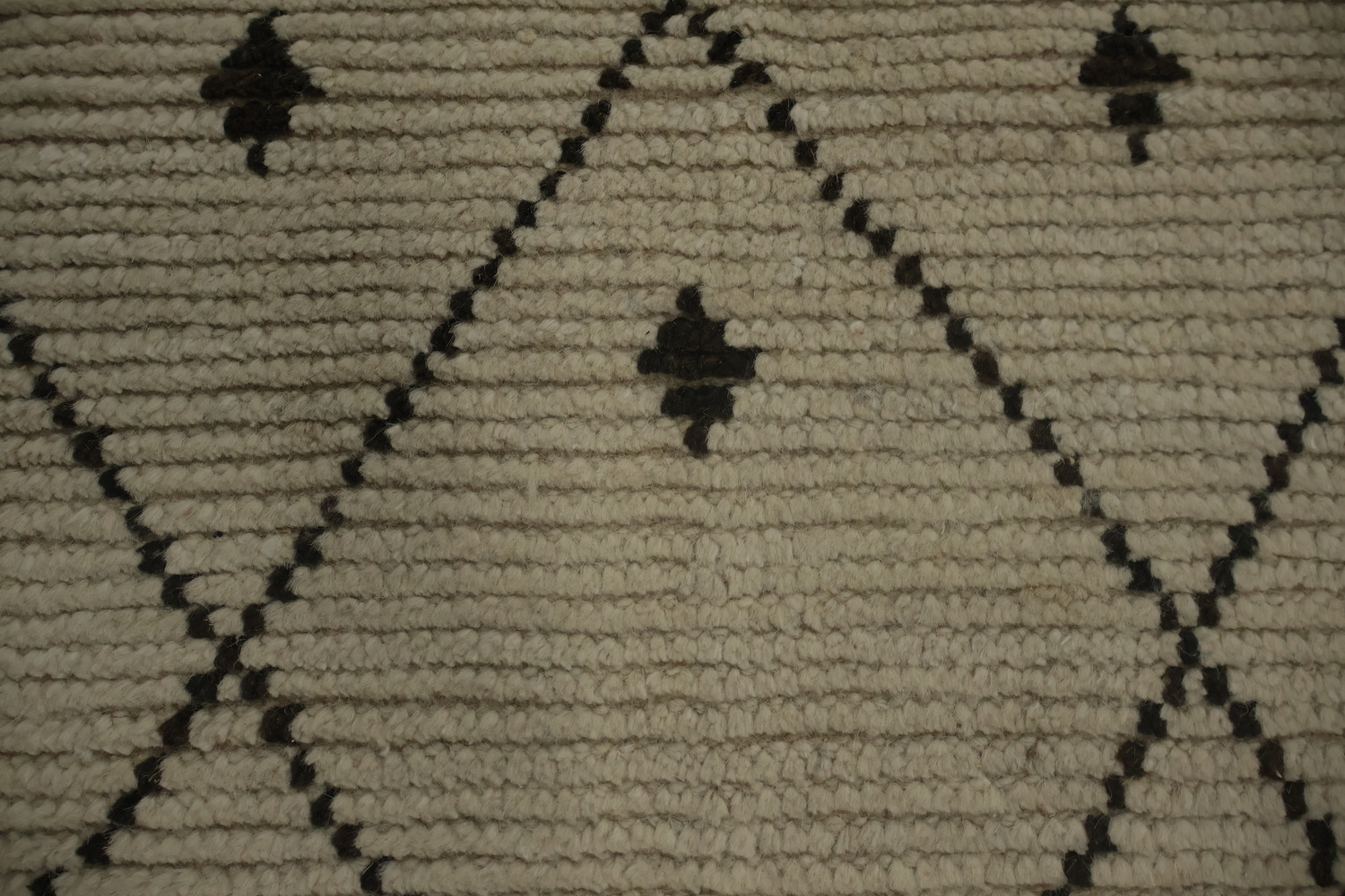 Trellis Wool Moroccan Living Room Area Rug 8x11