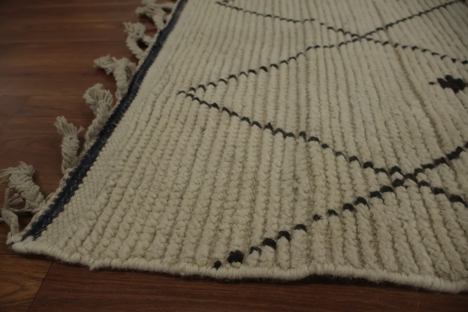 Trellis Wool Moroccan Living Room Area Rug 8x11