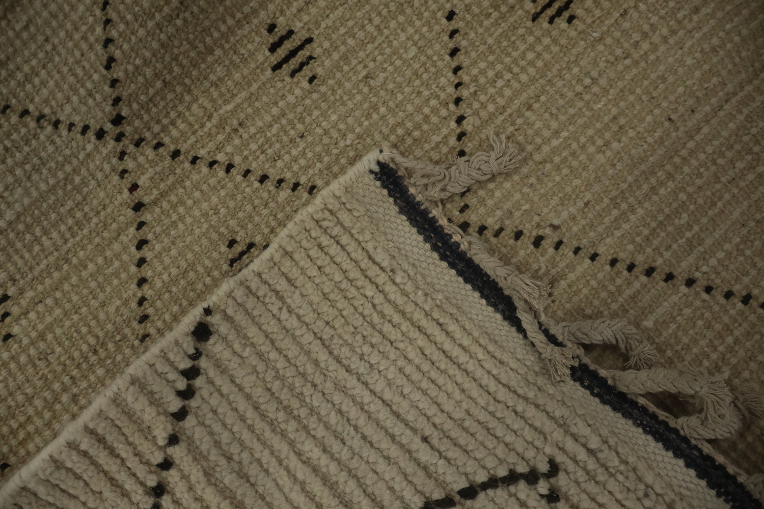 Trellis Wool Moroccan Living Room Area Rug 8x11