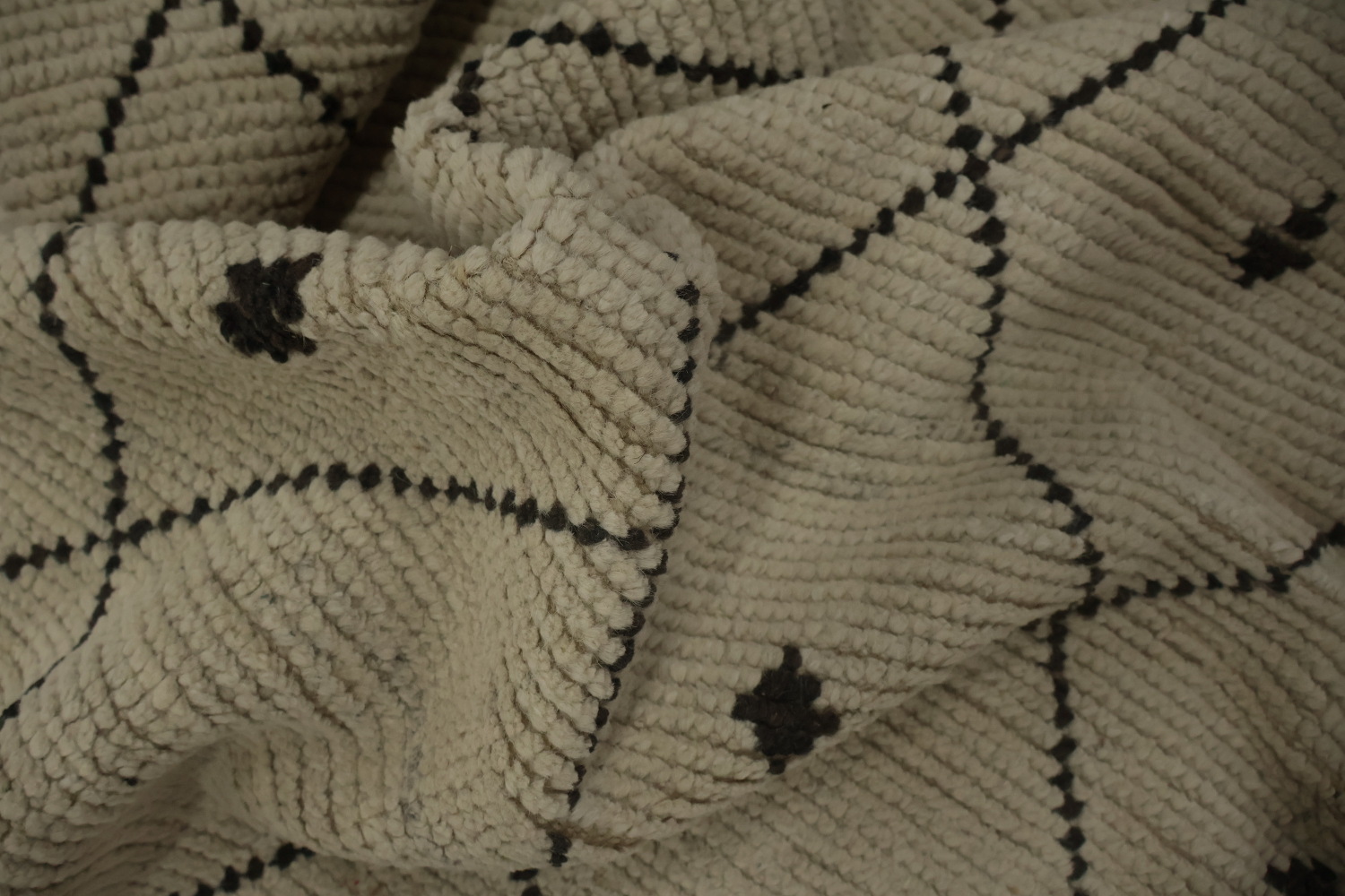 Trellis Wool Moroccan Living Room Area Rug 8x11
