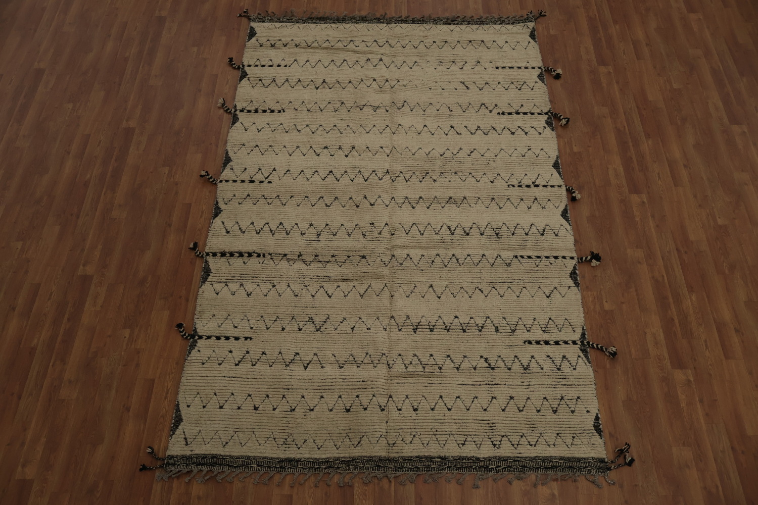 Chevron Style Moroccan Living Room Area Rug 6x10