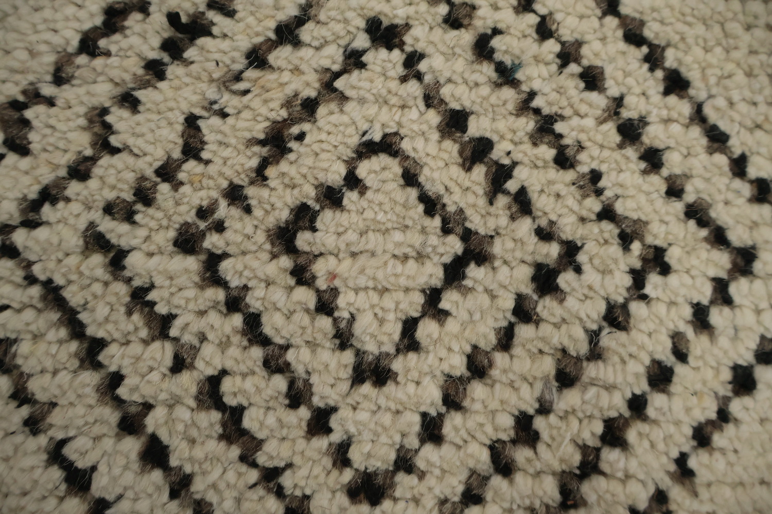 Trellis Wool Handmade Moroccan Living Room Area Rug 5x9