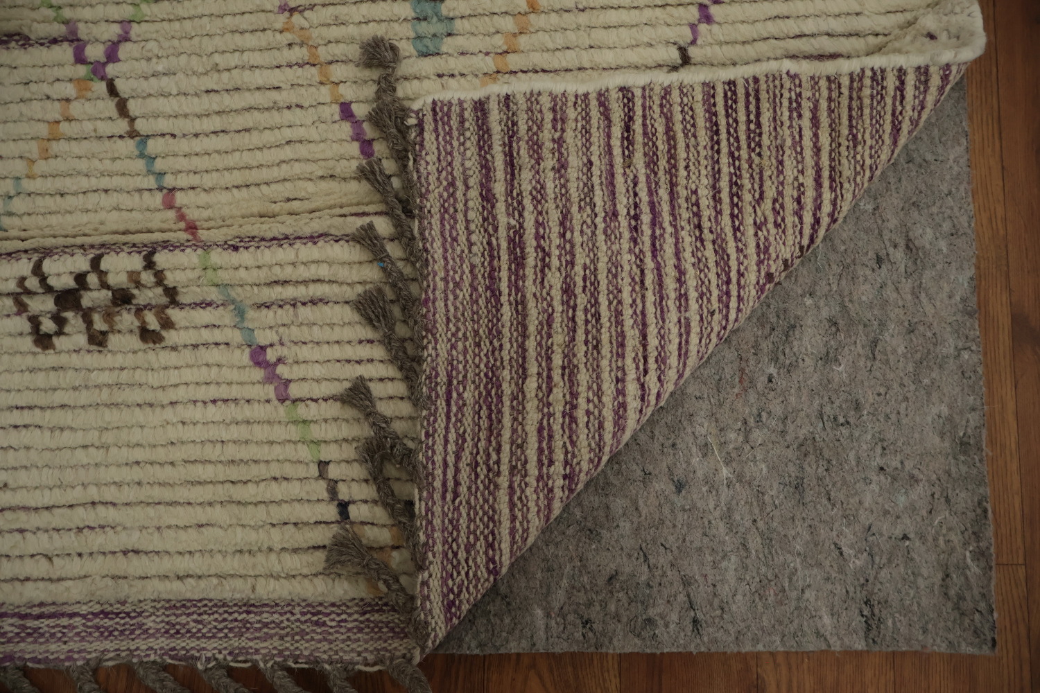 Handmade Wool Geometric Moroccan Area Rug 6x10