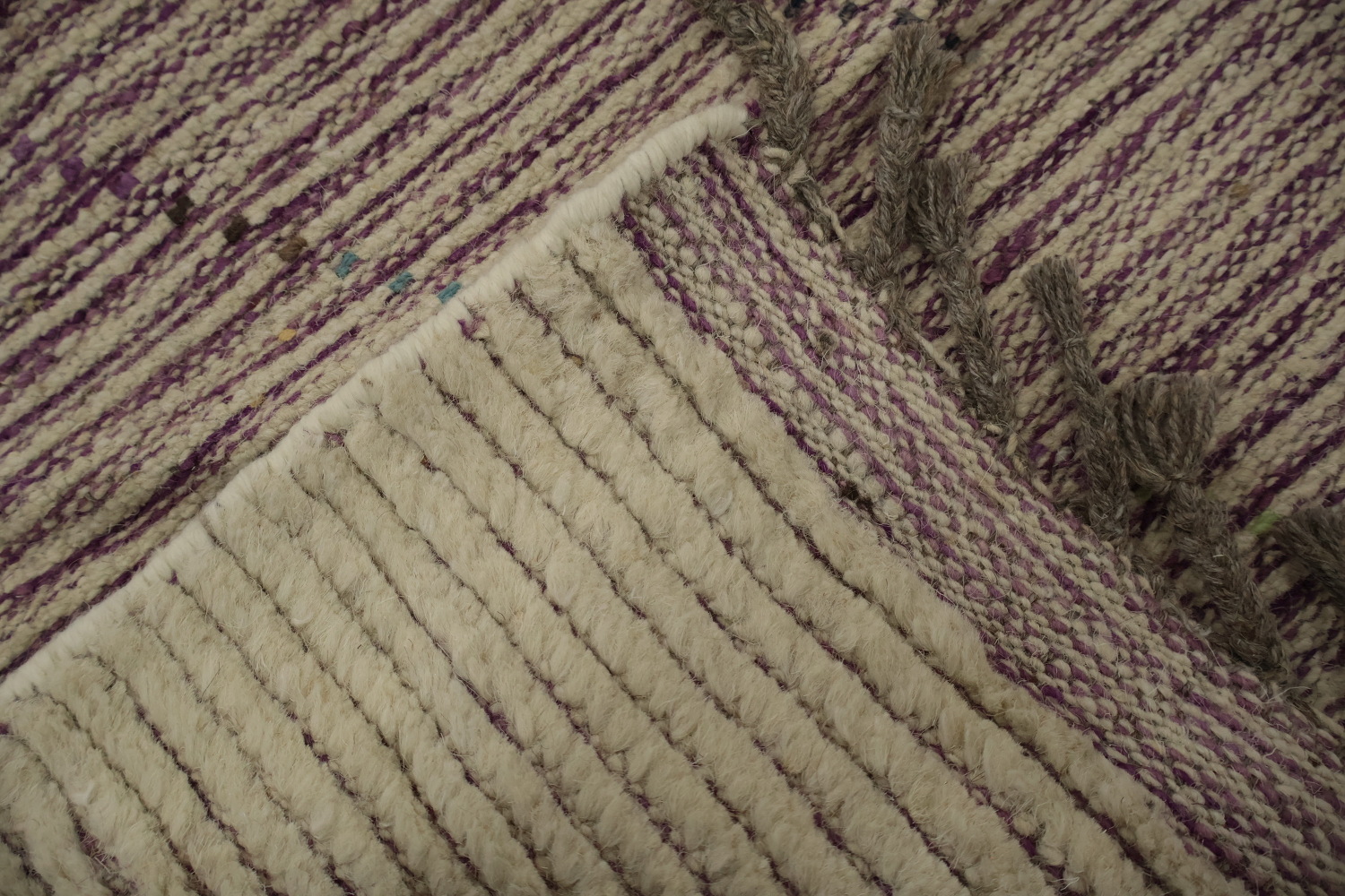 Handmade Wool Geometric Moroccan Area Rug 6x10