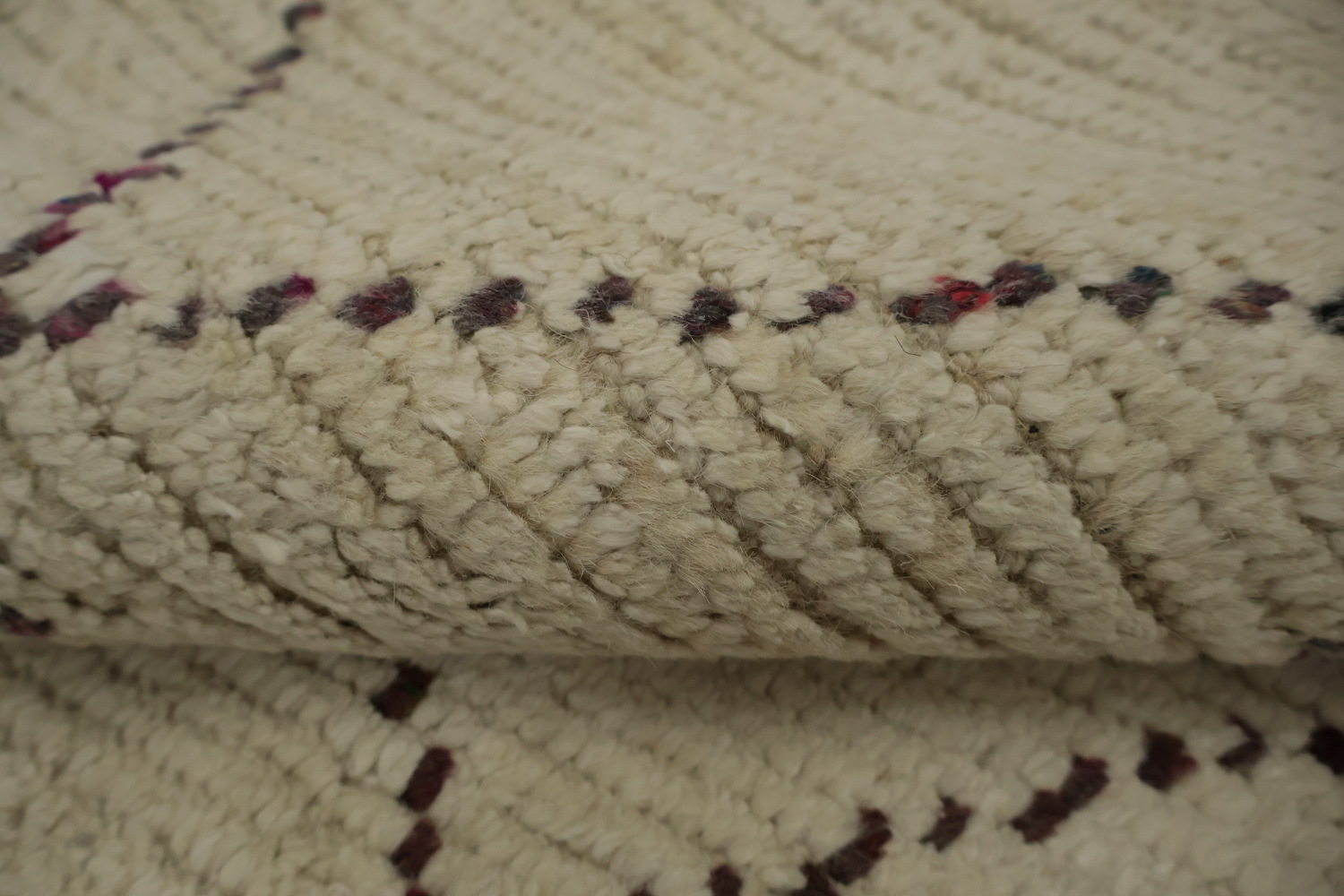 All-Over Trellis Wool Moroccan Large Oriental Rug 10x15