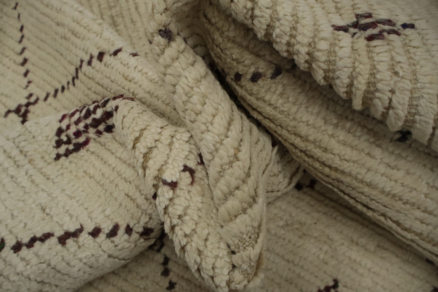 All-Over Trellis Wool Moroccan Large Oriental Rug 10x15