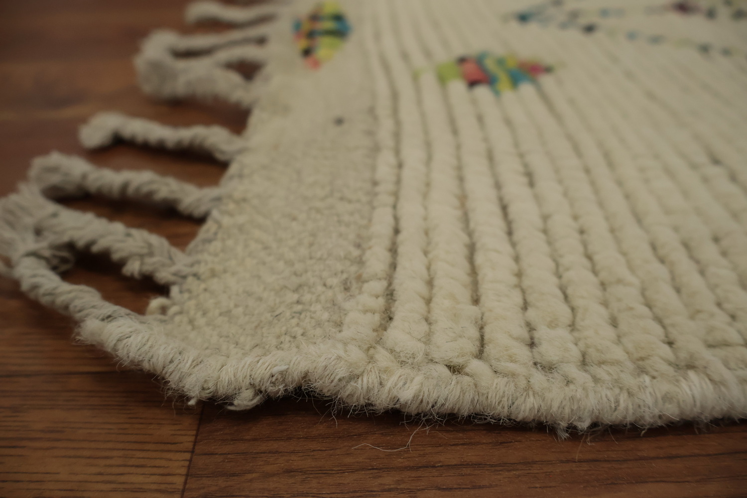 Ivory Geometric Moroccan Oriental Area Rug 6x10