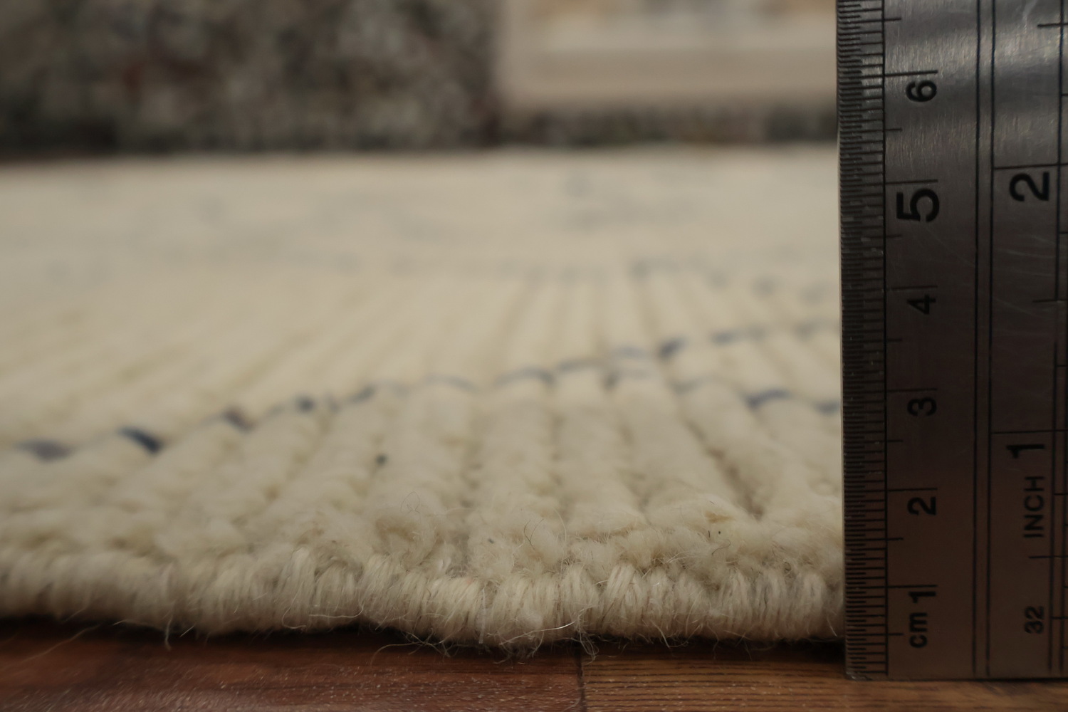 Artisan Moroccan Area Rug 7x11 with Tribal Patterns and Textures