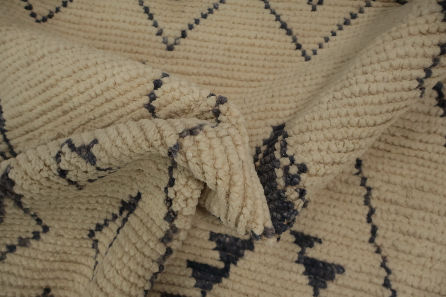 Artisan Moroccan Area Rug 7x11 with Tribal Patterns and Textures