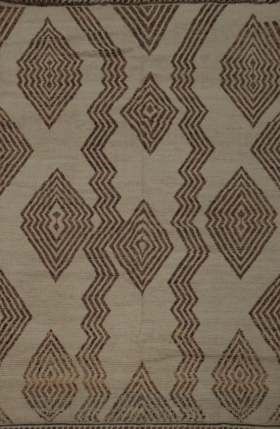 Striking Symmetry Moroccan Area Rug 8x11 for Stylish Interiors