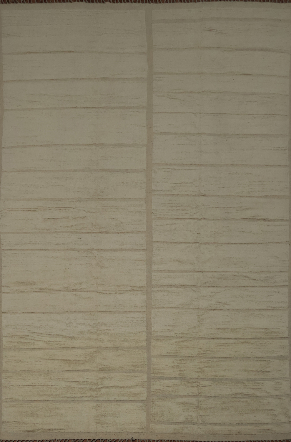 Handmade Ivory Moroccan Oriental Large Rug 12x16