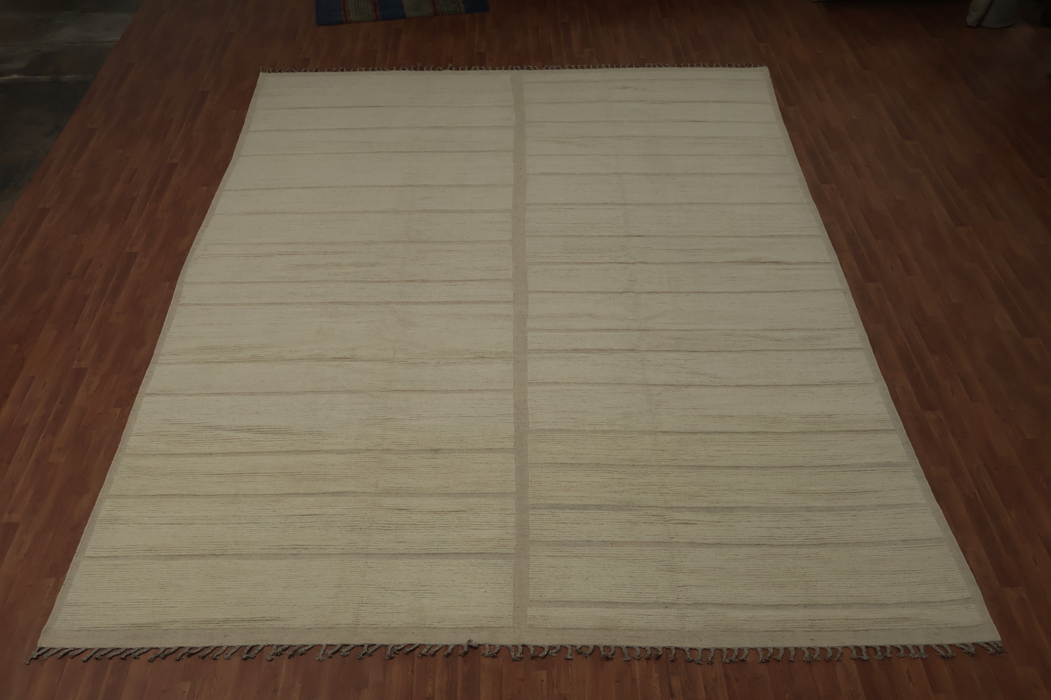 Handmade Ivory Moroccan Oriental Large Rug 12x16
