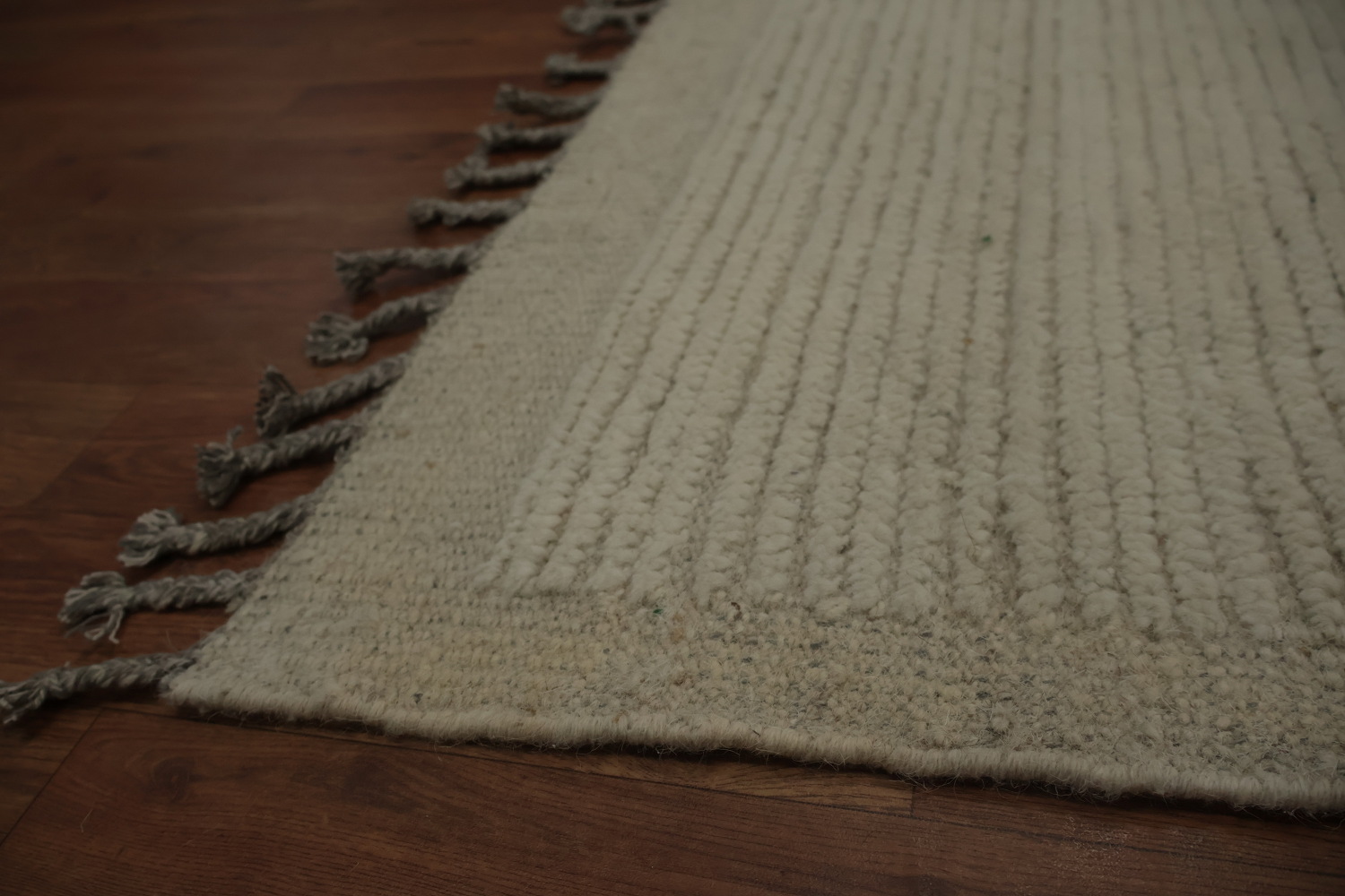 Handmade Ivory Moroccan Oriental Large Rug 12x16