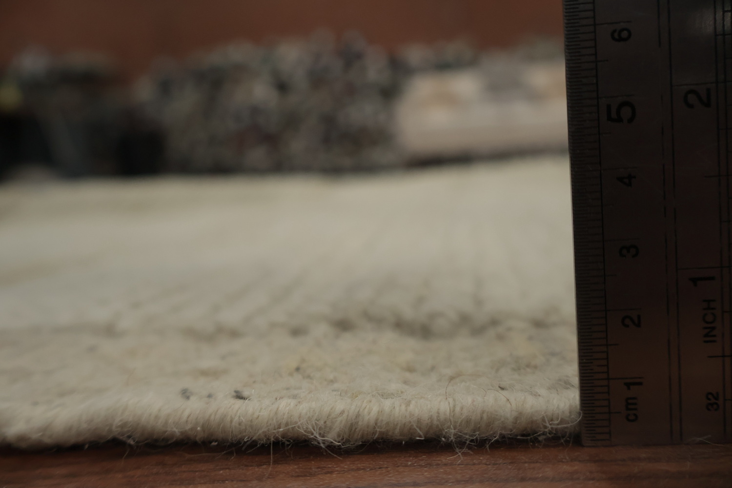 Handmade Ivory Moroccan Oriental Large Rug 12x16