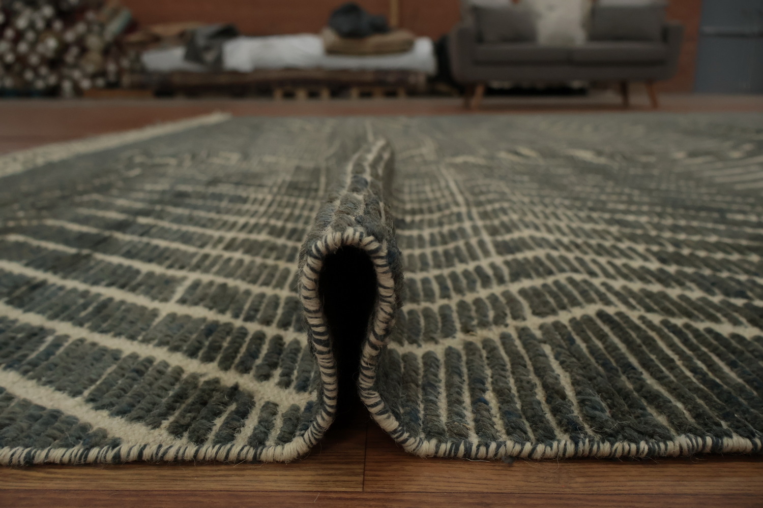 Sophisticated Chevron Moroccan Large Rug 12x19 for Modern Homes