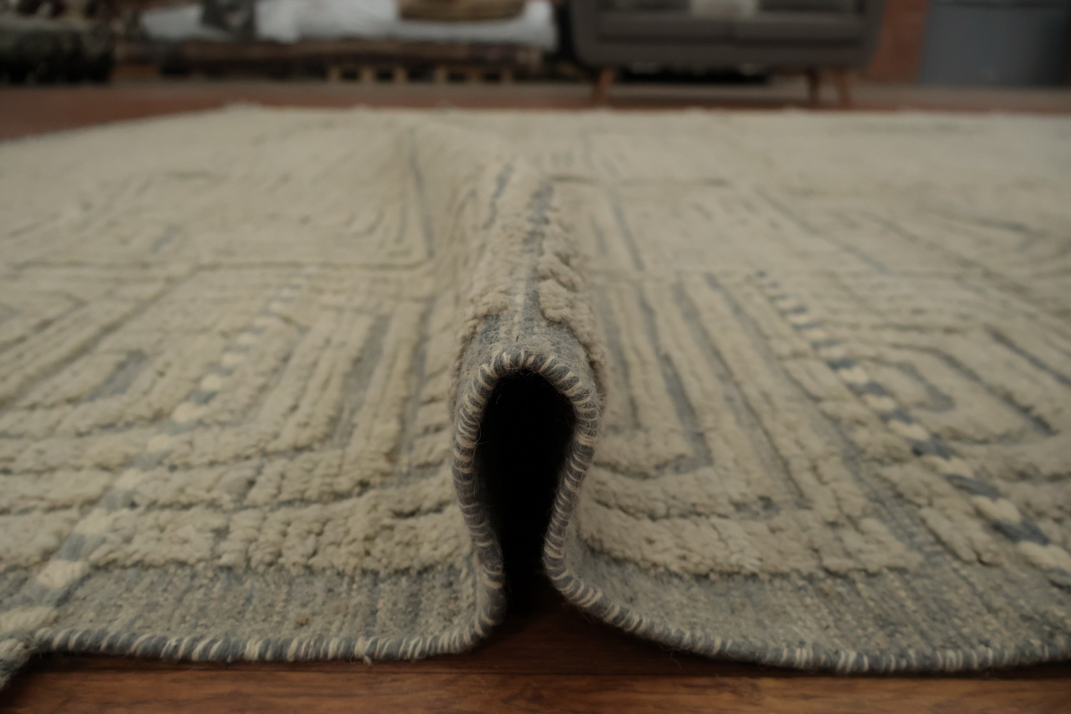 Elegant Geometric Moroccan Large Rug 12x16 for Modern Interiors