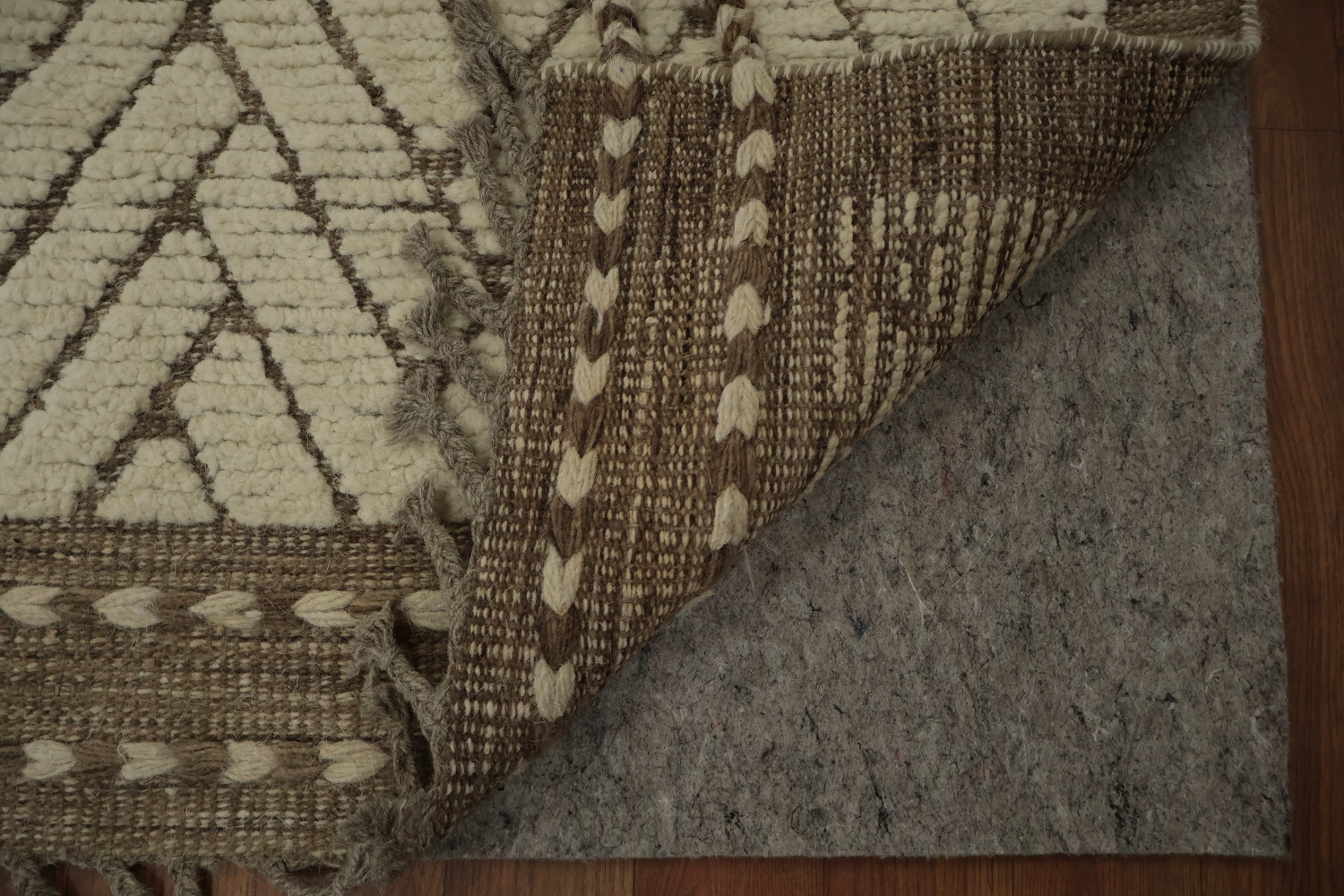 All-Over Chevron Moroccan Oriental Area Rug 9x13