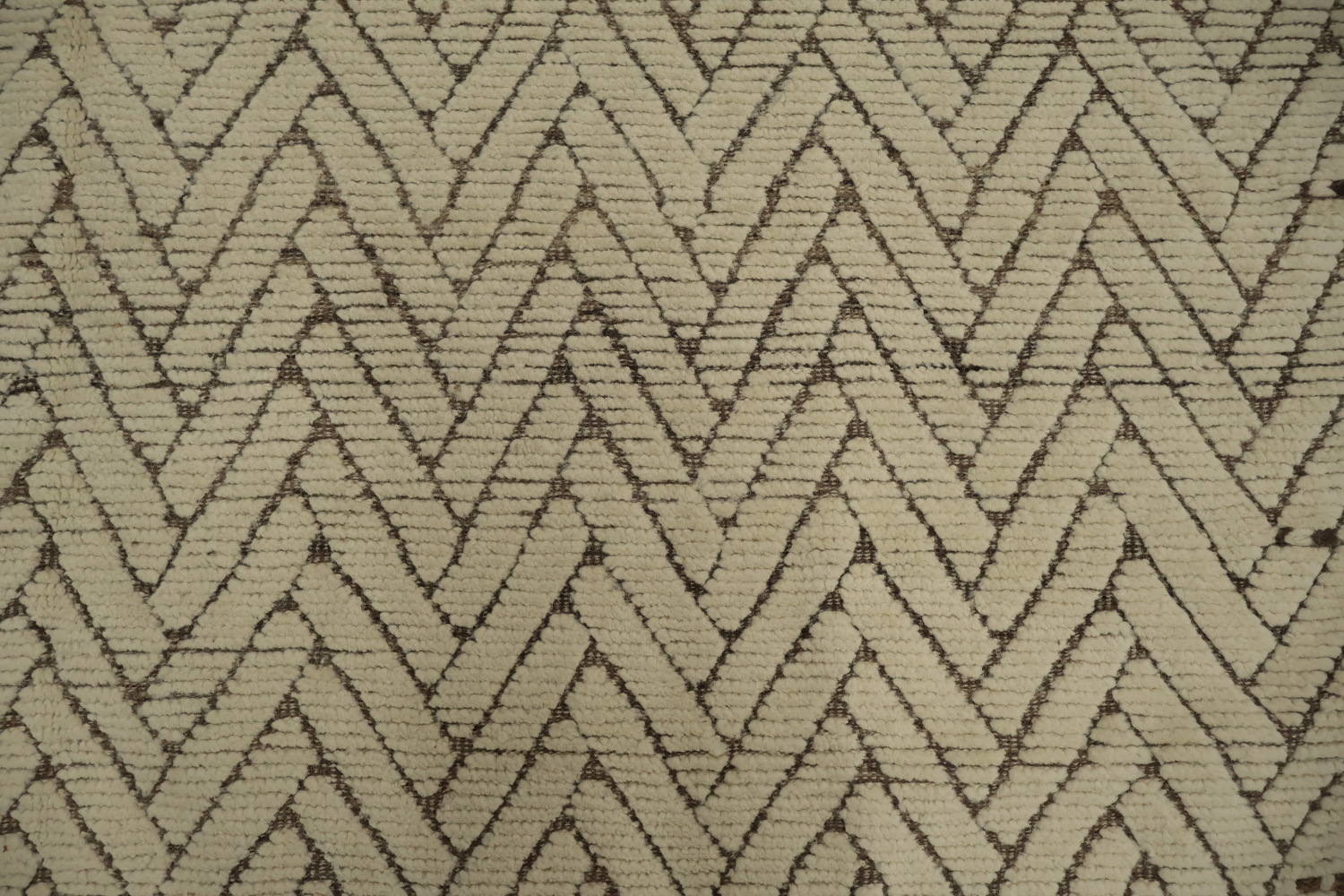 All-Over Chevron Moroccan Oriental Area Rug 9x13