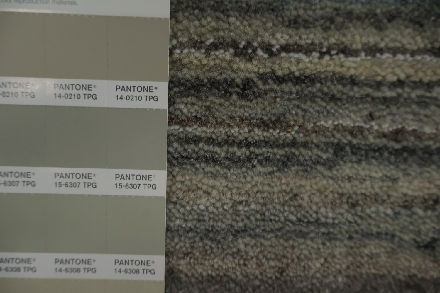 Chic Minimalist Square Gabbeh Rug with Sleek Striped Gray Design 8x8