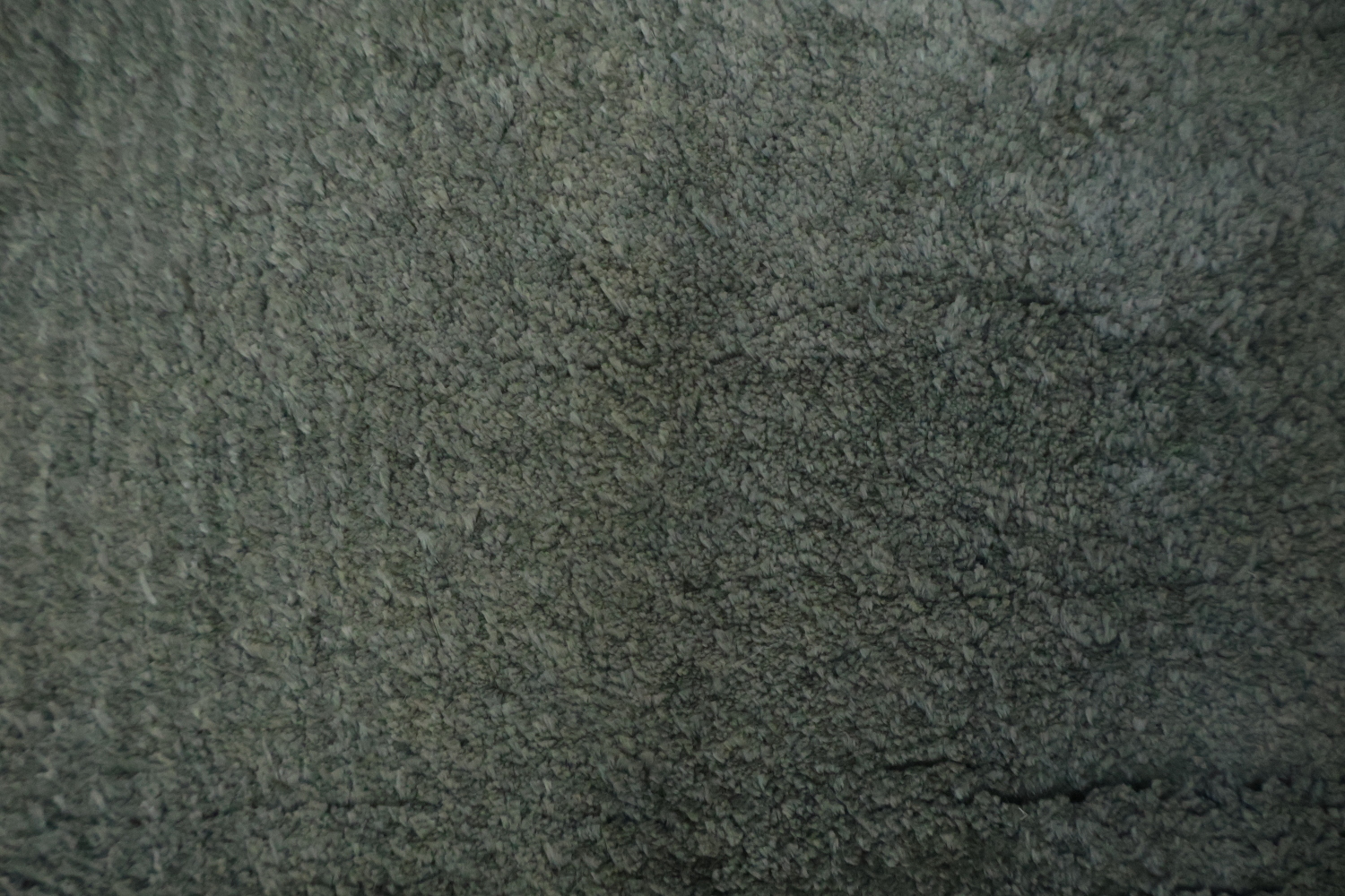 Gray Silver Flowers Silk Oriental Area Rug 5x8