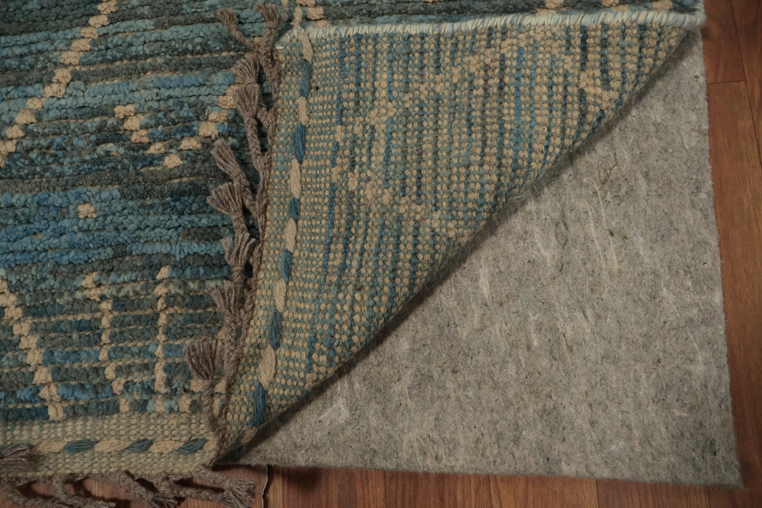 Hand-Knotted Wool Moroccan Area Rug 7x11