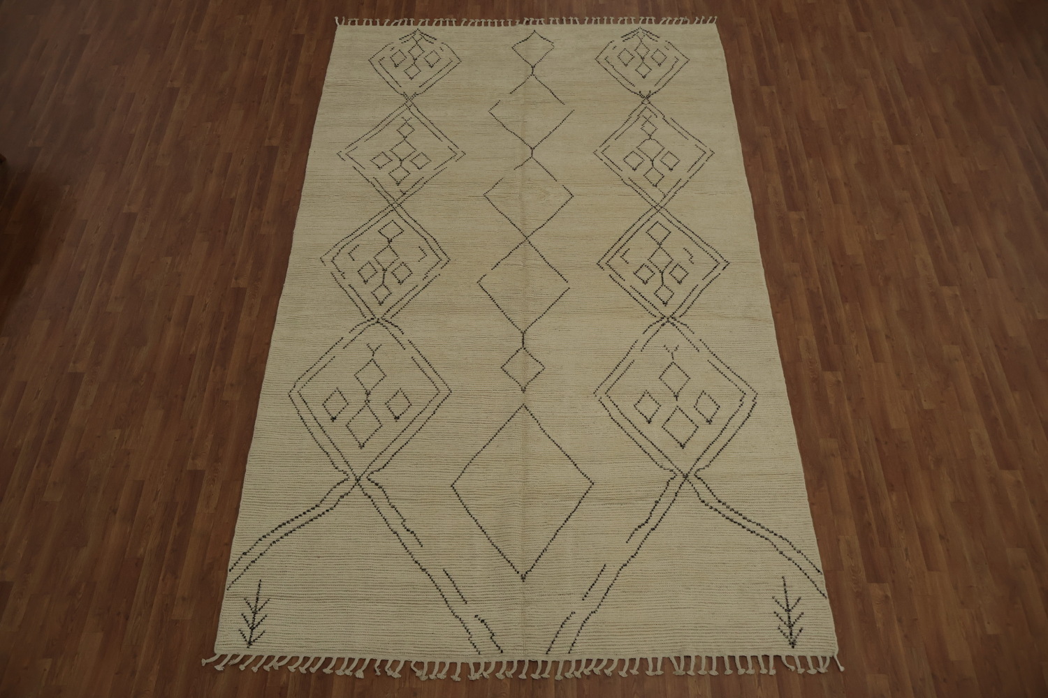 Handmade Wool Moroccan Area Rug 8x13