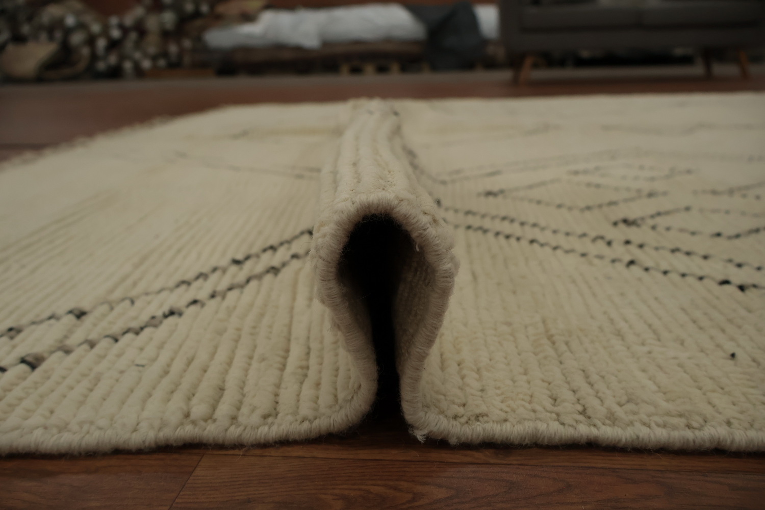 Handmade Wool Moroccan Area Rug 8x13
