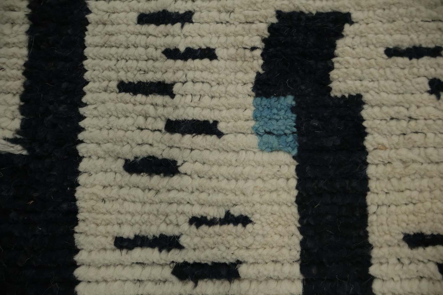 Hand-Knotted Wool Moroccan Abstract Area Rug 8x10