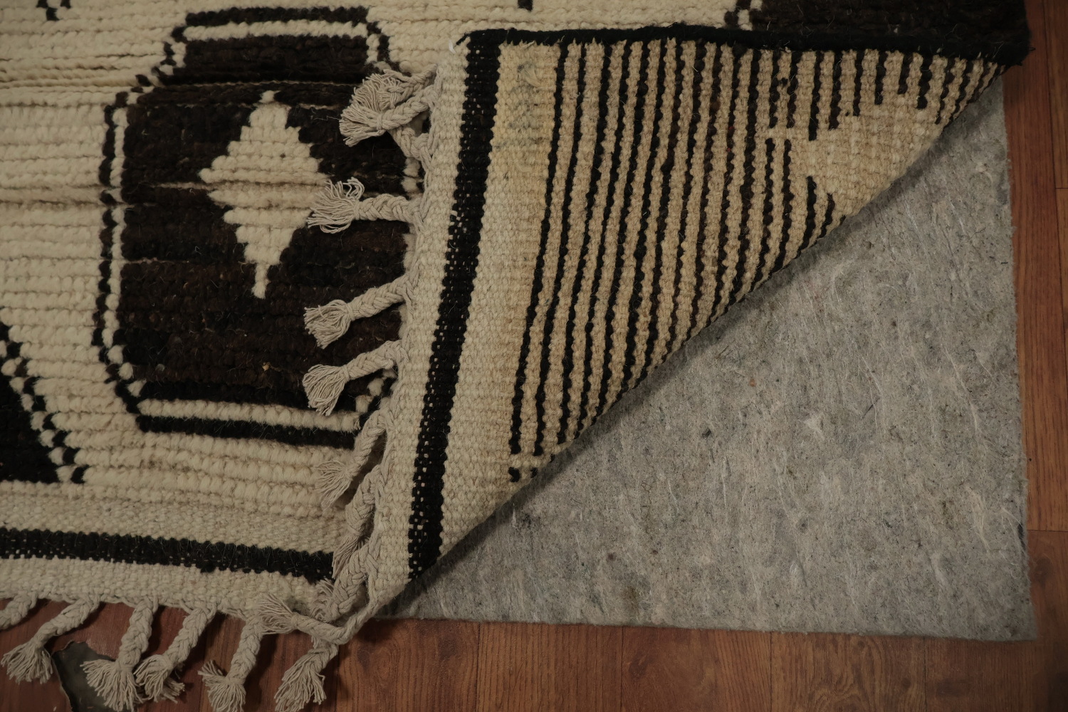 Geometric Wool Moroccan Oriental Area Rug 9x13