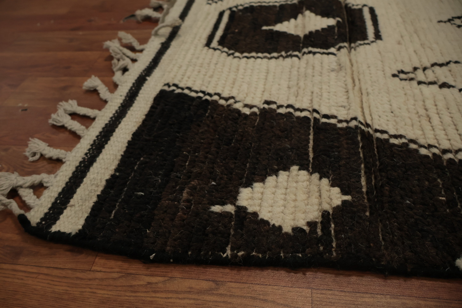 Geometric Wool Moroccan Oriental Area Rug 9x13