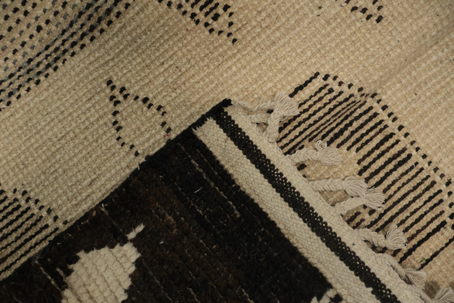 Geometric Wool Moroccan Oriental Area Rug 9x13