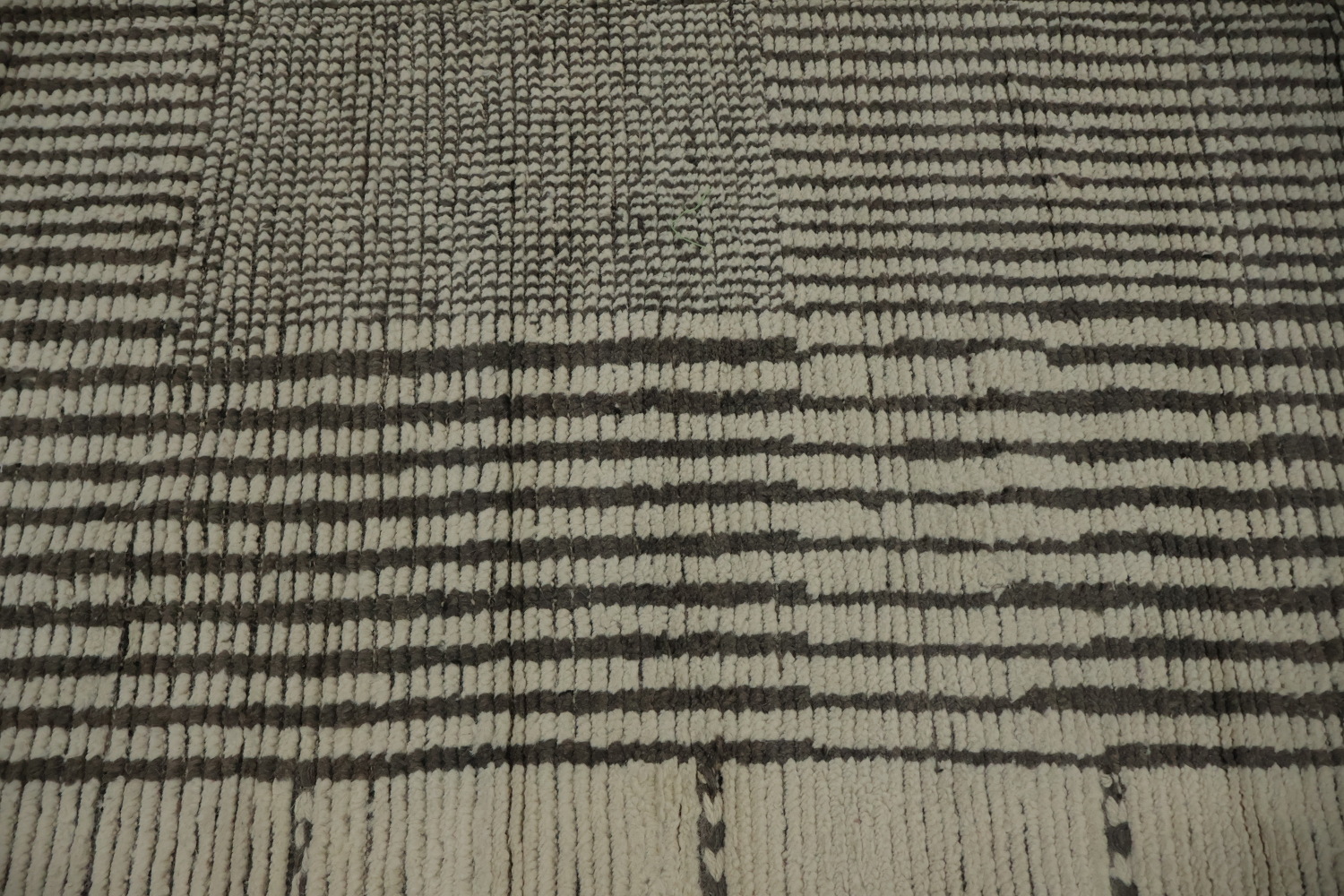 Striped Handmade Moroccan Oriental Area Rug 8x11