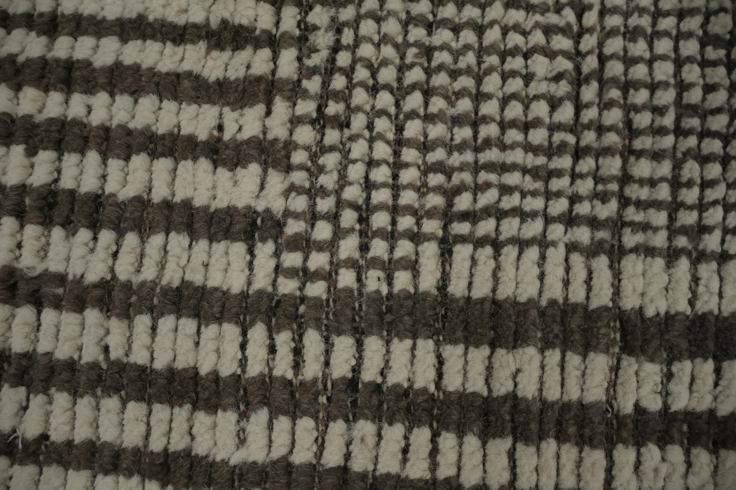 Striped Handmade Moroccan Oriental Area Rug 8x11