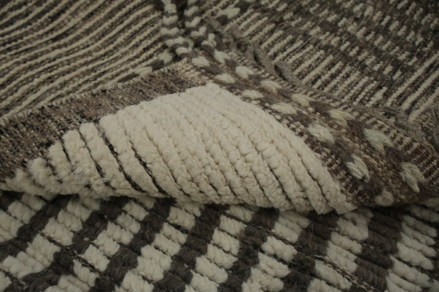Striped Handmade Moroccan Oriental Area Rug 8x11